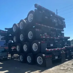Terms of Service 20 foot tri axle chassis trailers rear view.webp