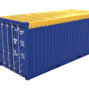 20ft open top container front view 1