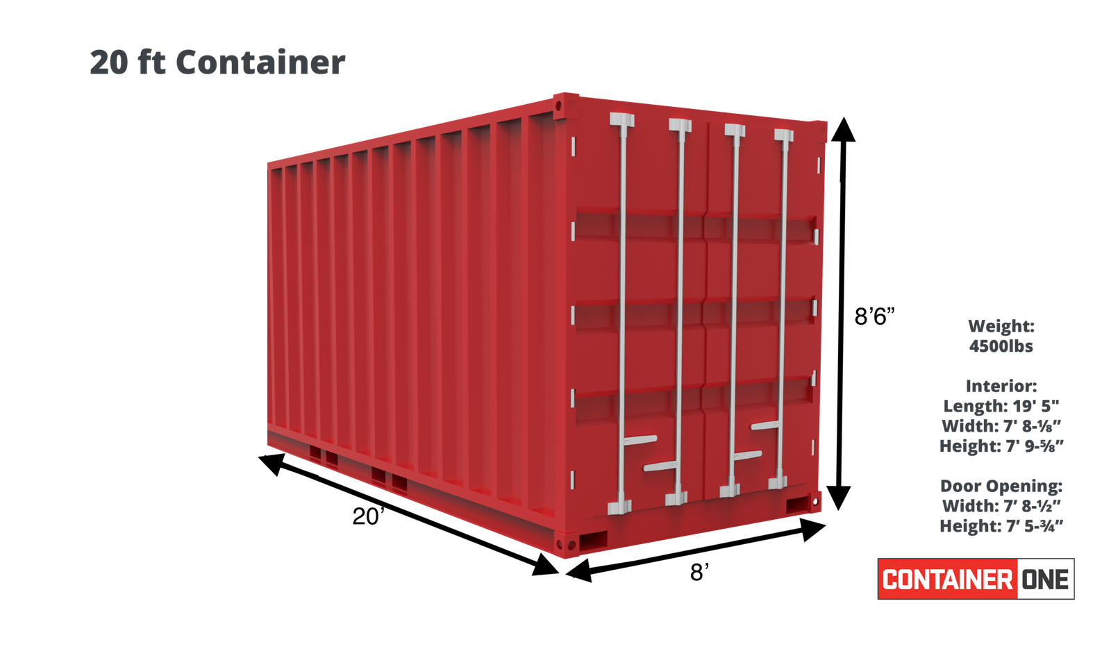 20ft standard cargo worthy shipping container (20stcw) 20ft standard cargo worthy shipping container (20stcw)
