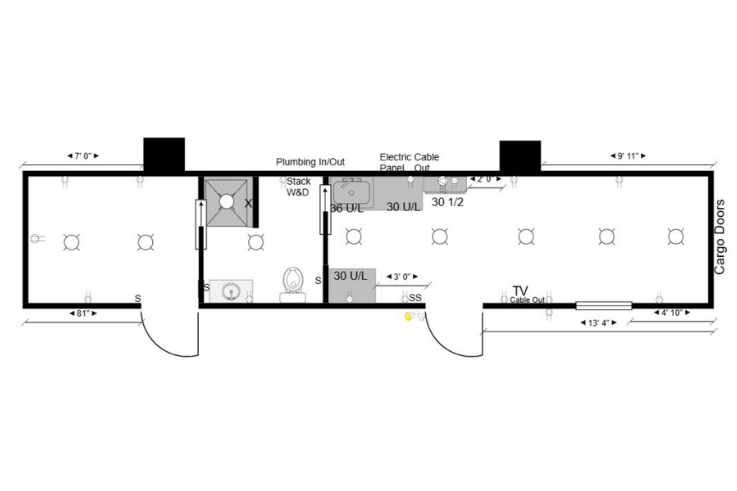 40ft bunkhouse cabin shipping container (40hcbh) 40ft bunkhouse cabin shipping container (40hcbh)
