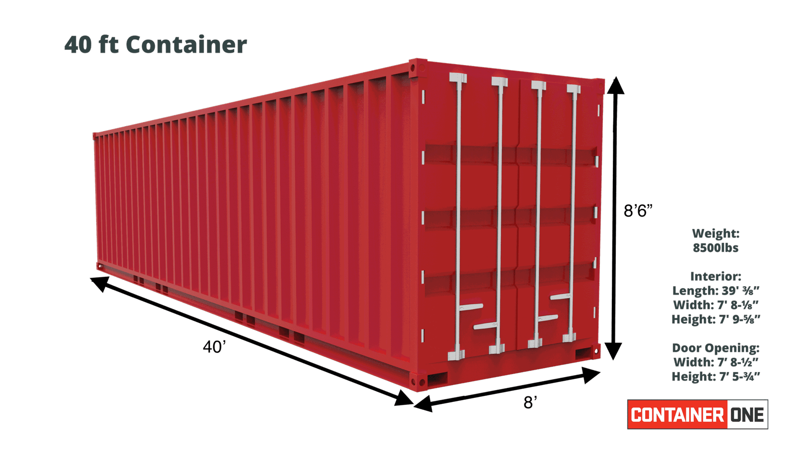 40ft standard cargo worthy shipping container (40stcw) 40ft standard cargo worthy shipping container (40stcw)