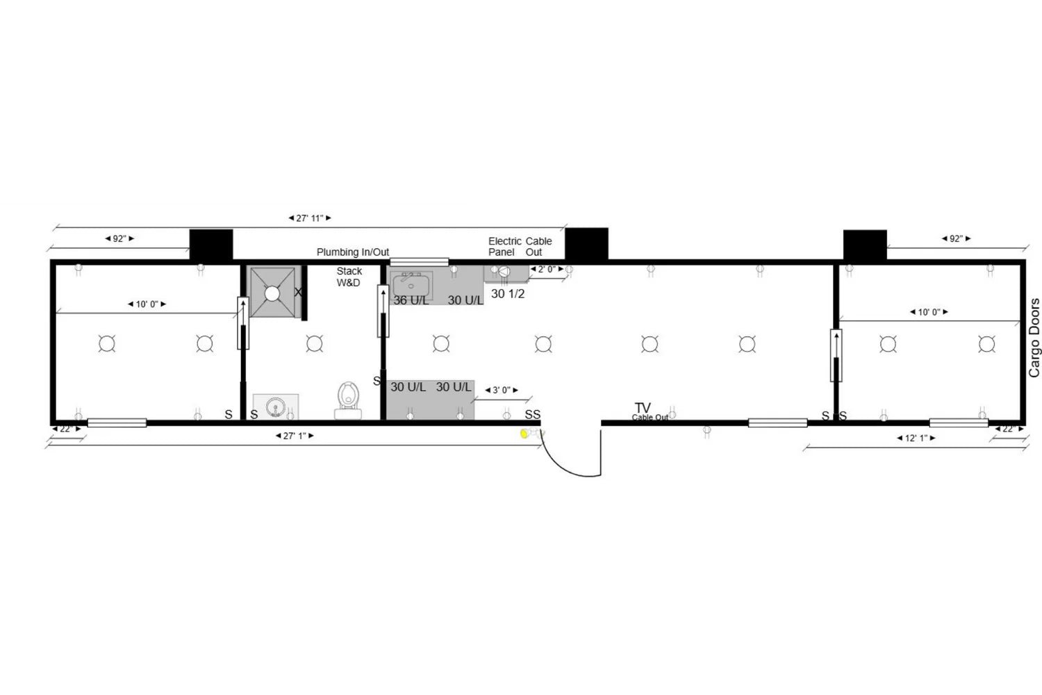 53ft retreat cabin shipping container (53hcrcbn) 53ft retreat cabin shipping container (53hcrcbn)