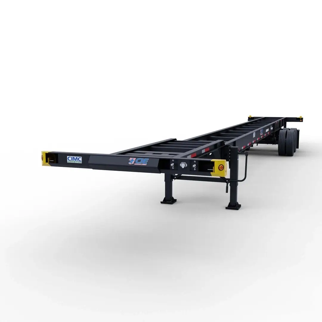 53ft gooseneck tandem chassis front view 53ft gooseneck tandem chassis front view