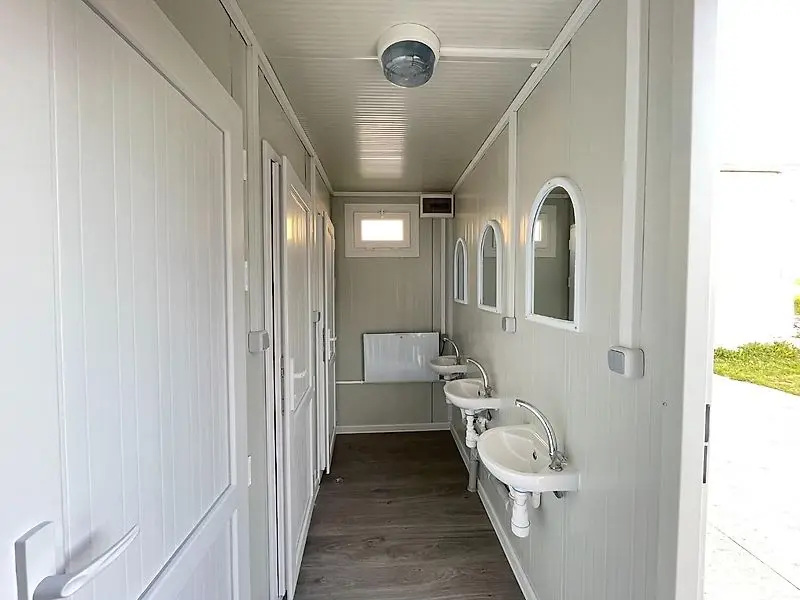 sanitary container, 6 units (shower + sink) | shower container 240 x 600, new sanitary container, 6 units (shower + sink) | shower container 240 x 600, new