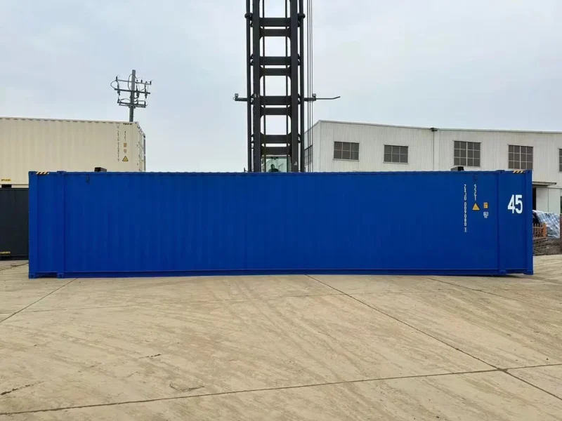 new 45‑ft high cube shipping container – bold blue finish new 45‑ft high cube shipping container – bold blue finish
