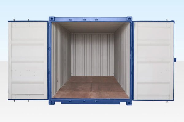 20ft shipping container (one trip) – blue 20ft shipping container (one trip) – blue