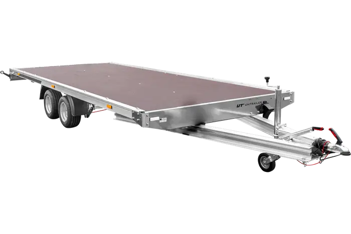 uniplat 600 alu two axle aluminum platform recovery vehicle, 3500 kg gvwr, with loading ramps uniplat 600 alu two axle aluminum platform recovery vehicle, 3500 kg gvwr, with loading ramps
