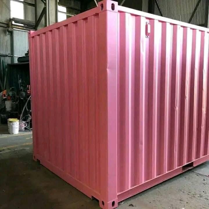 10 ft pink container with roll‑up door 10 ft pink container with roll‑up door