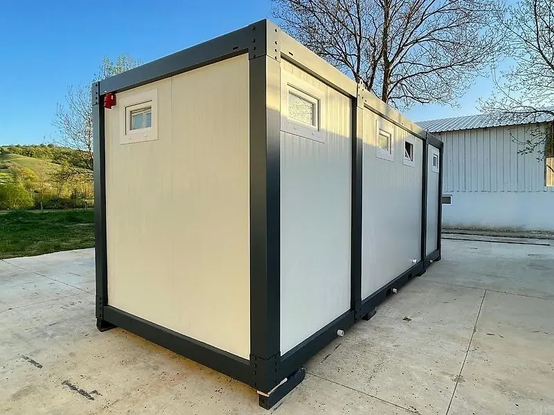 sanitary container, 6 units (shower + sink) | shower container 240 x 600, new sanitary container, 6 units (shower + sink) | shower container 240 x 600, new