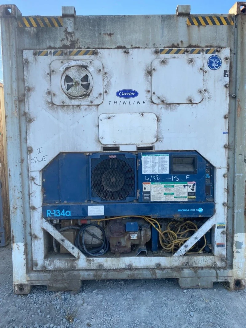 used 40ft refrigerated shipping container – with custom side door access used 40ft refrigerated shipping container – with custom side door access