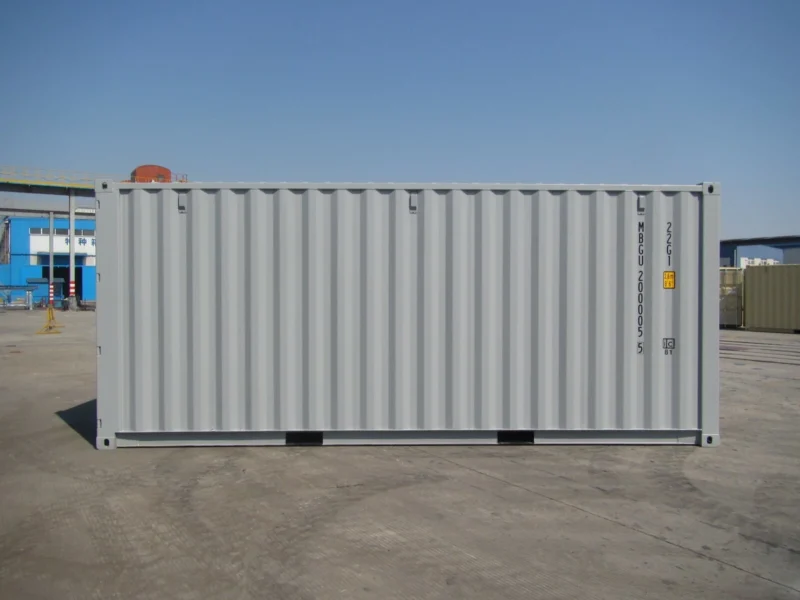 grey new build 20ft shipping container grey new build 20ft shipping container