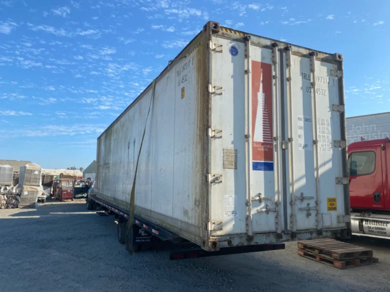 used 40ft refrigerated shipping container – with custom side door access used 40ft refrigerated shipping container – with custom side door access