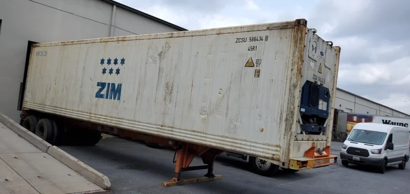 40ft hc reefer container–wind & water tight, non working for sale 40ft hc reefer container–wind & water tight, non working for sale