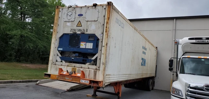 40ft hc reefer container–wind & water tight, non working for sale 40ft hc reefer container–wind & water tight, non working for sale