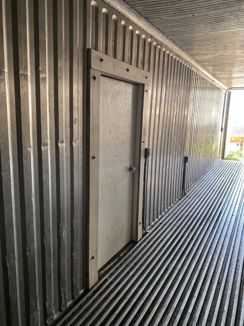 used 40ft refrigerated shipping container – with custom side door access used 40ft refrigerated shipping container – with custom side door access