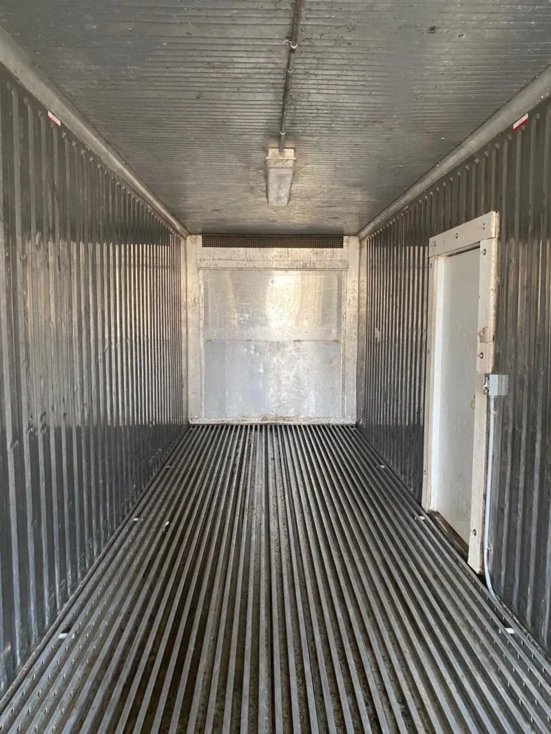 used 40ft refrigerated shipping container – with custom side door access used 40ft refrigerated shipping container – with custom side door access