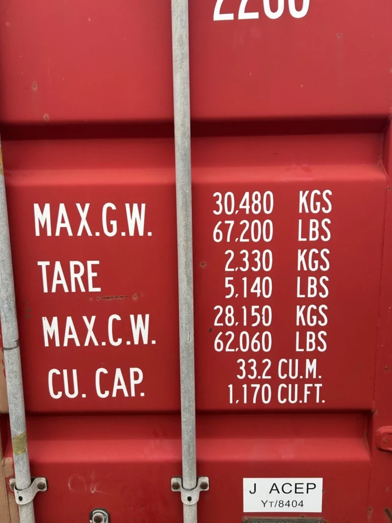 20′ shipping container ccr18113 20′ shipping container ccr18113
